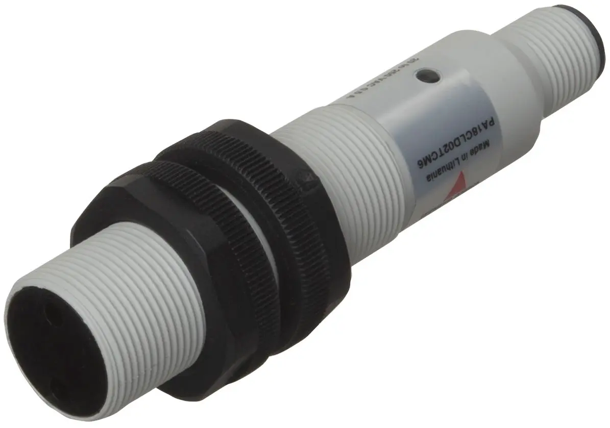 Produktfoto 1 von Carlo Gavazzi zylindrisch Optischer Sensor, Diffuse Reflektor, Bereich 0 → 400 mm, Zwei Draht Ausgang,