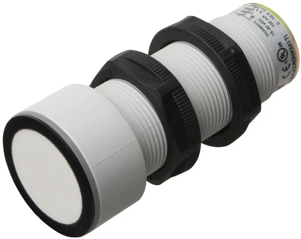 Produktfoto 1 von Carlo Gavazzi UA30CAD M18 Näherungssensor Ultraschall, Gewinderohr 6 m PNP x2 12 → 30 V DC / 300 mA NO/NC, IP67