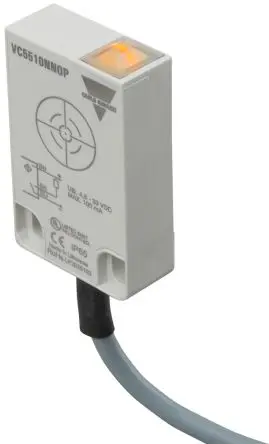 Produktfoto 1 von Carlo Gavazzi VC5510 Kapazitiver Näherungssensor 10 mm, Flach / 100mA NPN, IP65 30 V ac 30 V dc