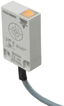 Produktfoto 1 von Carlo Gavazzi VC5510 Kapazitiver Näherungssensor 10 mm, Flach / 100mA NPN, IP65 30 V ac 30 V dc