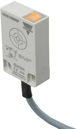 Produktfoto 1 von Carlo Gavazzi VC5510 Kapazitiver Näherungssensor 10 mm, Flach / 100mA PnP, IP65 30 V ac 30 V dc