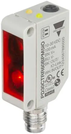 Produktfoto 1 von Carlo Gavazzi Rechteckig Optischer Sensor, Polarisierter retroreflektierender, PNP/NPN Ausgang, M8-Steckverbinder
