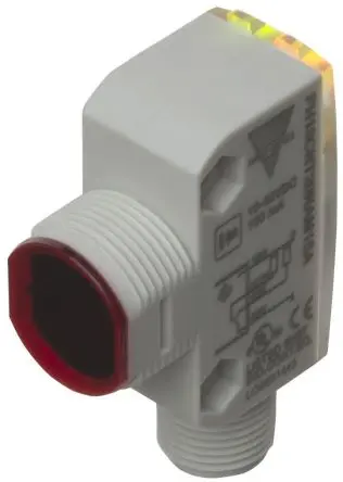 Produktfoto 1 von Carlo Gavazzi Miniatur Optischer Sensor, Polarisierter retroreflektierender, PnP Ausgang, M12-Stecker