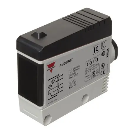 Produktfoto 1 von Carlo Gavazzi Rechteckig Optischer Sensor, Diffus-reflektierend, 1-poliger Umschalter Ausgang, Schraube