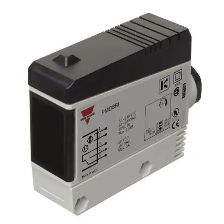 Produktfoto 1 von Carlo Gavazzi Rechteckig Optischer Sensor Diffus-reflektierend 1-poliger Umschalter Ausgang Schraube 200 → 800 mm