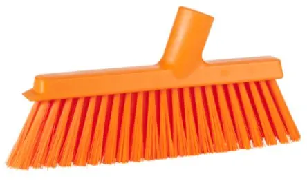 Produktfoto 1 von Vikan Besen mit Mittelen Orange für Feuchte Bereiche, Trockene Bereiche