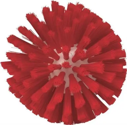 Produktfoto 1 von Vikan 130 mm Scheuerbürste Rot Fleischwolf, Hart Rot, Borsten L. 33 mm Lebensmittelsicher für Intensive