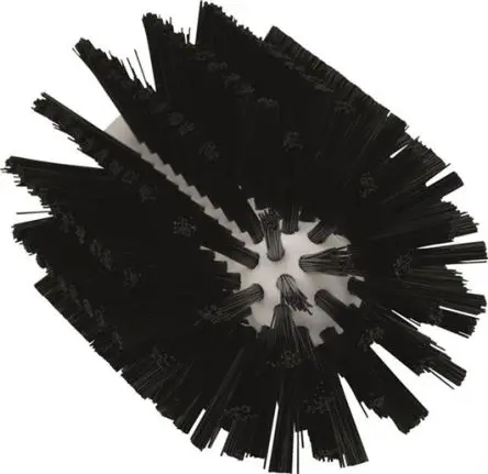 Produktfoto 1 von Vikan 90 mm Scheuerbürste Schwarz Rohrreinigung, Mittel Schwarz, Borsten L. 30 mm Lebensmittelsicher für Reinigung