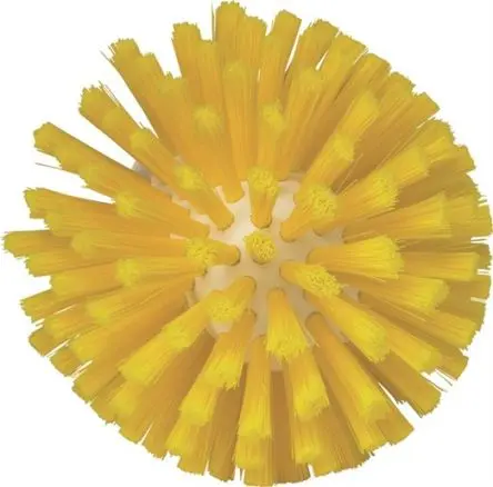 Produktfoto 1 von Vikan 130 mm Scheuerbürste Gelb Fleischwolf, Mittel Gelb, Borsten L. 33 mm Lebensmittelsicher für Intensive
