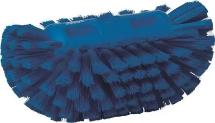 Produktfoto 1 von Vikan 130 mm Scheuerbürste Blau Tankbürste, Hart Blau, Borsten L. 40 mm Lebensmittelsicher für Reinigung