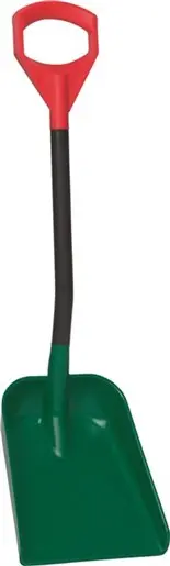 Produktfoto 1 von Vikan 340 mm Eloxiertes Aluminium, Polypropylen Hochleistungs-Schaufel, Grifflänge: 951 mm Grün