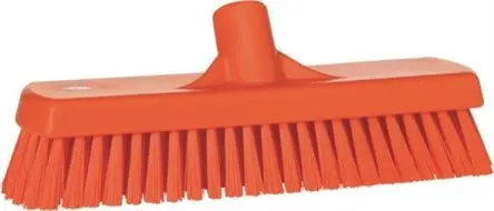Produktfoto 1 von Vikan Besen mit Harten Orange für Deckwaschbürste