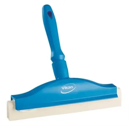 Produktfoto 1 von Vikan Abzieher geeignet für Lebensmittel- und Industrieanwendungen, Nasse Böden, Blau, B 70mm x H 110 mm x T 250 mm