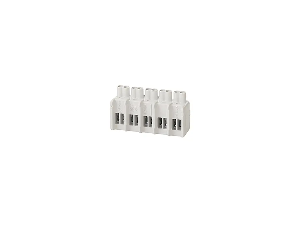 Produktfoto 1 von HENSEL DK Kupfer Polyamid Anschlussklemmenblock 20A Grau 5-polig Klemme 1.5-4 mm²