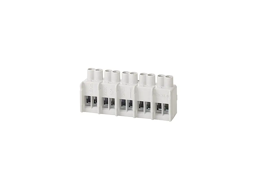 Produktfoto 1 von HENSEL DK Kupfer Polyamid Anschlussklemmenblock 40A Grau 5-polig Klemme 1.5-10 mm²