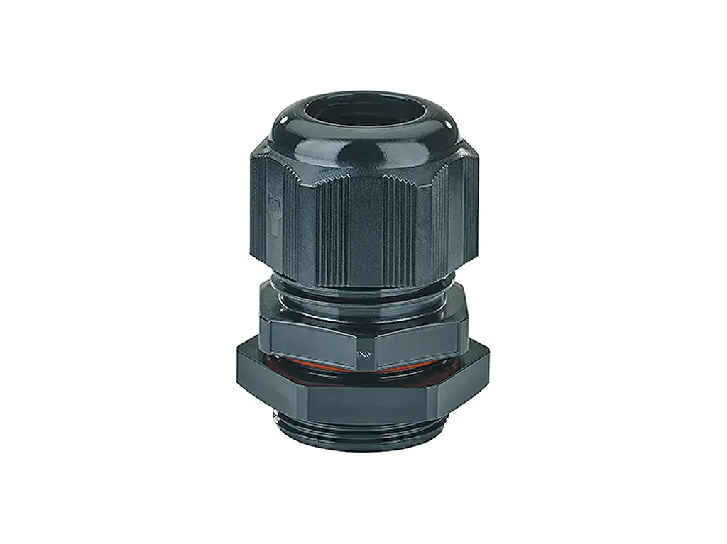 Produktfoto 1 von HENSEL AXM Kabelverschraubung, M32 Polycarbonat Schwarz 14 mm/ 21 mm, IP66