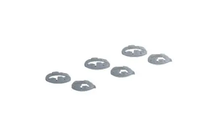 Produktfoto 1 von HENSEL Achsenklemmring, für Wellen-Ø 6.5 mm,  Aussen 14 mm Außen-ø , Offen-Typ