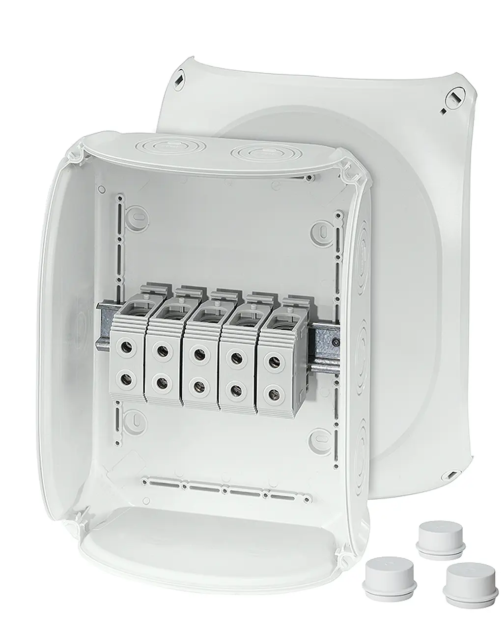 HENSEL DK Polycarbonat Anschlussbox Grau IP55 5 Breite 295 mm Höhe 225 mm Länge 112 mm