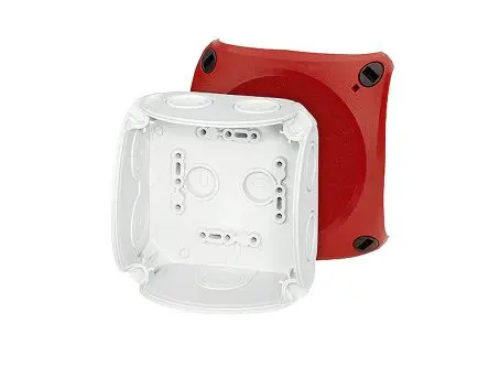 HENSEL DK Polypropylen Anschlussbox Grau IP66 0, Ø 17 mm Breite 104mm Höhe 104 mm Länge 70 mm