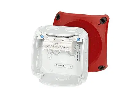 HENSEL DK Polypropylen Anschlussbox Grau IP66 5, Ø 15 mm Breite 104mm Höhe 104 mm Länge 70 mm