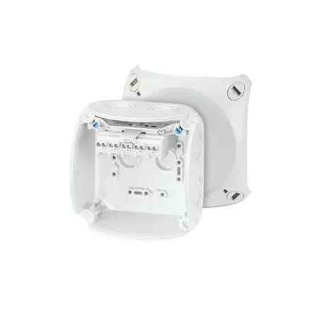 Produktfoto 1 von HENSEL KF Polycarbonat Anschlussbox Grau IP66 5 Breite 104mm Höhe 104 mm Länge 70 mm