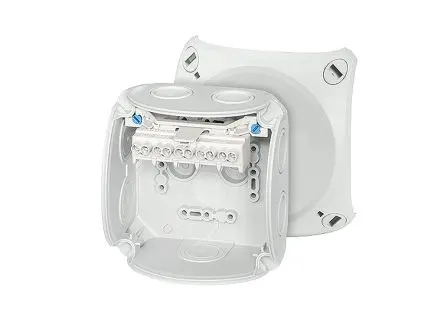 HENSEL DK Polypropylen Anschlussbox Grau IP66 5 Breite 104mm Höhe 104 mm Länge 70 mm