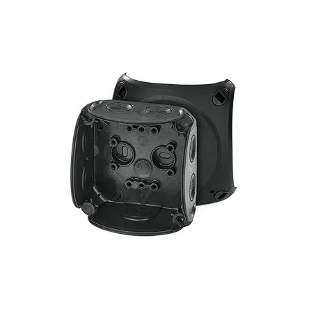 Produktfoto 1 von HENSEL DK Polypropylen Anschlussbox Schwarz IP66 0 Breite 93mm Höhe 93 mm Länge 62 mm