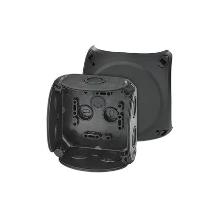 Produktfoto 1 von HENSEL DK Polypropylen Anschlussbox Schwarz IP66 0 Breite 104mm Höhe 104 mm Länge 70 mm