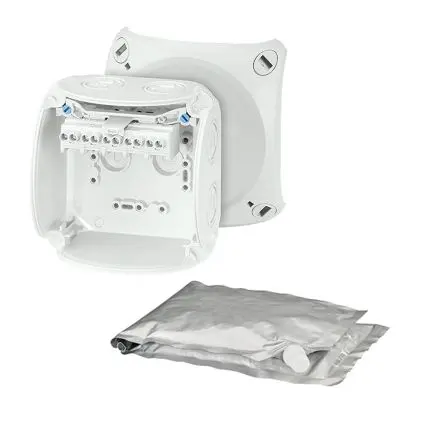 Produktfoto 1 von HENSEL WP Polycarbonat Anschlussbox Grau IP68 5 Breite 104mm Höhe 104 mm Länge 70 mm
