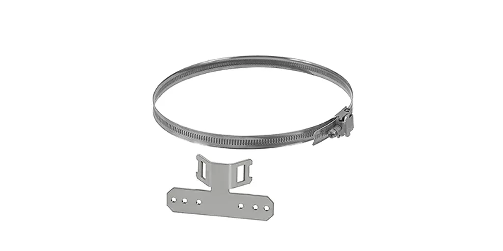 Produktfoto 1 von HENSEL Edelstahl Schlauchschelle Schnappschlauchschelle, mit Sechskantschraube 150 mm