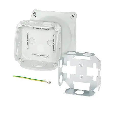 Produktfoto 1 von HENSEL DK Polypropylen Anschlussbox Grau IP66 0 Breite 130mm Höhe 130 mm Länge 77 mm
