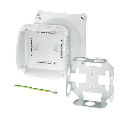 Produktfoto 1 von HENSEL KF Polycarbonat Anschlussbox Grau IP67 0 Breite 130mm Höhe 130 mm Länge 77 mm