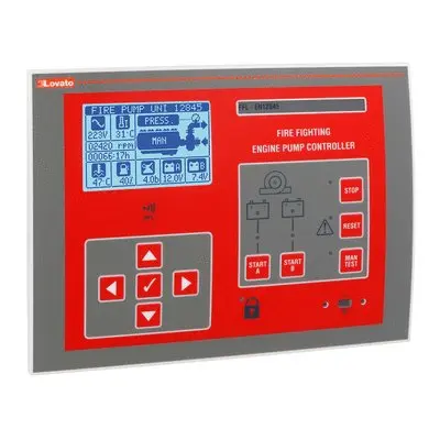 Produktfoto 1 von Lovato Motor-Controller, 3-phasig, 12/24 V dc, Konfigurierbar-Steuerung 24 V x 240 mm x 43.9 mm