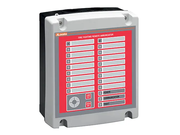 Lovato Feueralarm Meldezentrale, Typ Fernalarmzentrale zur Verwendung mit LED-FERNALARMTAFEL FÜR FEUERLÖSCHPUMPE