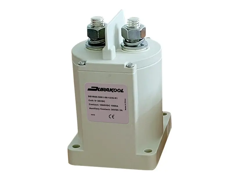 Produktfoto 1 von Durakool DEVR60 Schütz 36 V dc-Spule, 1-polig, 1kV dc / 1 kA 1.2 W Nein