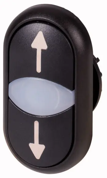 Produktfoto 1 von Eaton Eaton Moeller Druckschalter, Schwarz Tastend Flach Tropfen Kunststoff, IP66