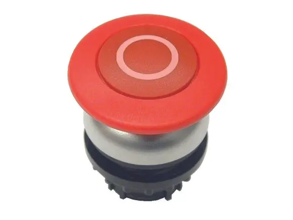 Produktfoto 1 von Eaton Eaton Moeller Druckschalter Ø 36.5 mm, Rot wartungsfrei Flach Pilzkopf Kunststoff, IP69