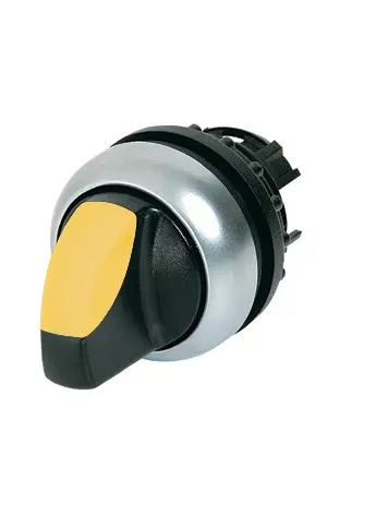 Produktfoto 1 von Eaton M22 Wahlschalter 3-Stufen Wahlschalter 22.5 mm Beleuchtet IP66 Wurfwinkel 40 °