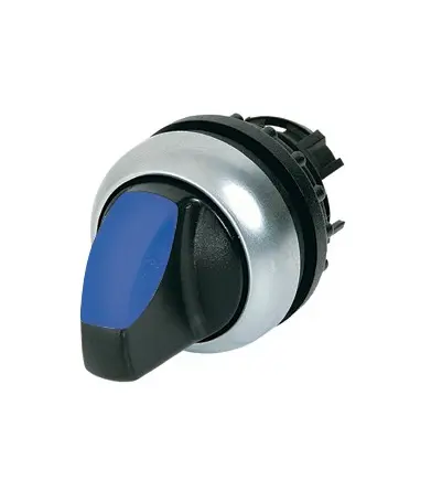 Produktfoto 1 von Eaton Eaton Moeller Drucktastenkopf, Blau Tastend Flach Rund Kunststoff IP13
