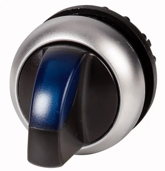 Eaton M22 Wahlschalter 2-Stufen Wahlschalter 22.5 mm Beleuchtet IP66 Wurfwinkel 60 °