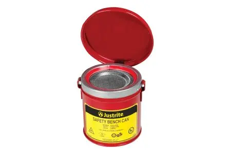 Produktfoto 1 von Justrite Stahl Lösungsmittel-Plunger-Dosen 8L