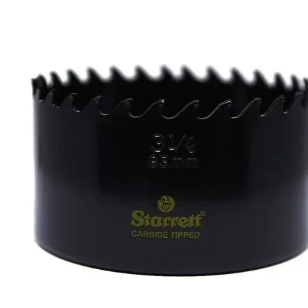 Produktfoto 1 von Starrett, Ø 83 mm Wolframcarbid Lochsäge Stahl, Kupfer, Aluminium, Gusseisen, Edelstahl, Nichteisenmetall / Bohrtiefe 41