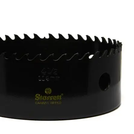 Produktfoto 1 von Starrett, Ø 114 mm Wolframcarbid Lochsäge / Bohrtiefe 41 mm