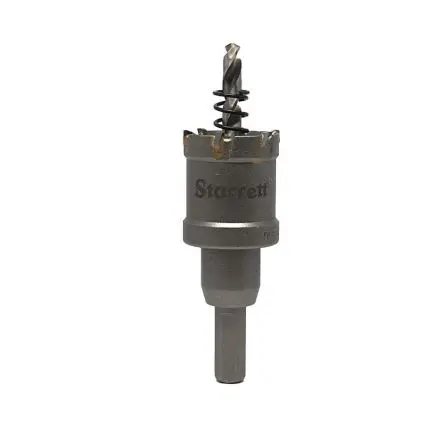 Produktfoto 1 von Starrett, Ø 30 mm Wolframcarbid Lochsäge Zentrierbohrer inkl. Stahl, Kupfer, Nichteisenmetall, Edelstahl, Aluminium,