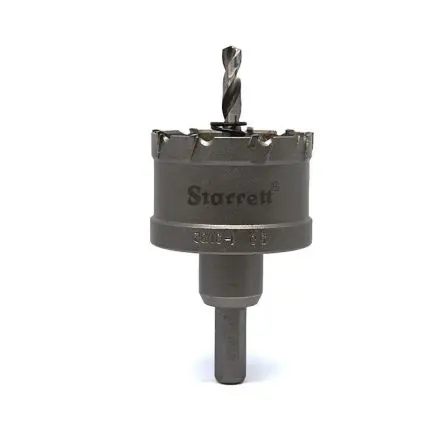 Produktfoto 1 von Starrett, Ø 50 mm Wolframcarbid Lochsäge Zentrierbohrer inkl. / Bohrtiefe 25 mm