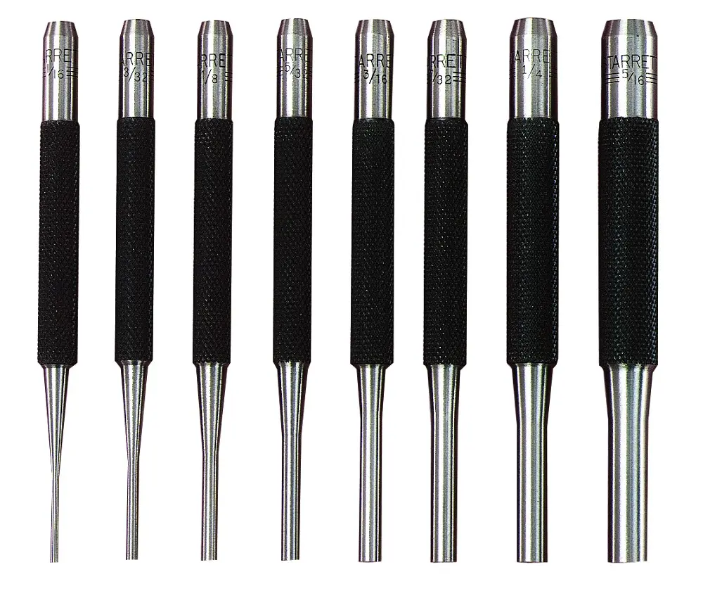 Produktfoto 1 von Starrett Körner, Ø 1.5875mm, 8-teilig, Länge 100 mm, Mitte