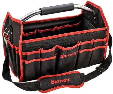 Produktfoto 1 von Starrett EVA Werkzeugtasche mit Reißverschluss, 240mm x 410 mm x 270 mm Schultergurt