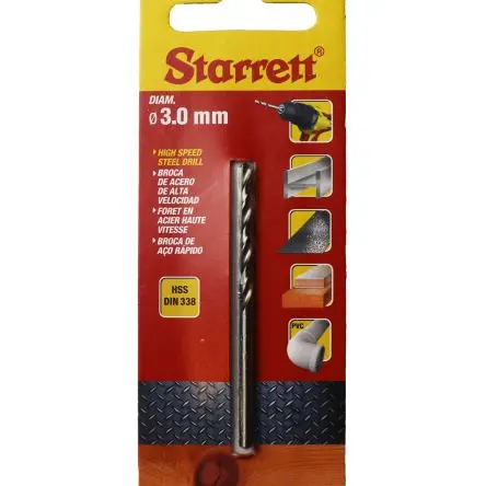 Produktfoto 1 von Starrett Bohrer HSS 61mm 3 mm