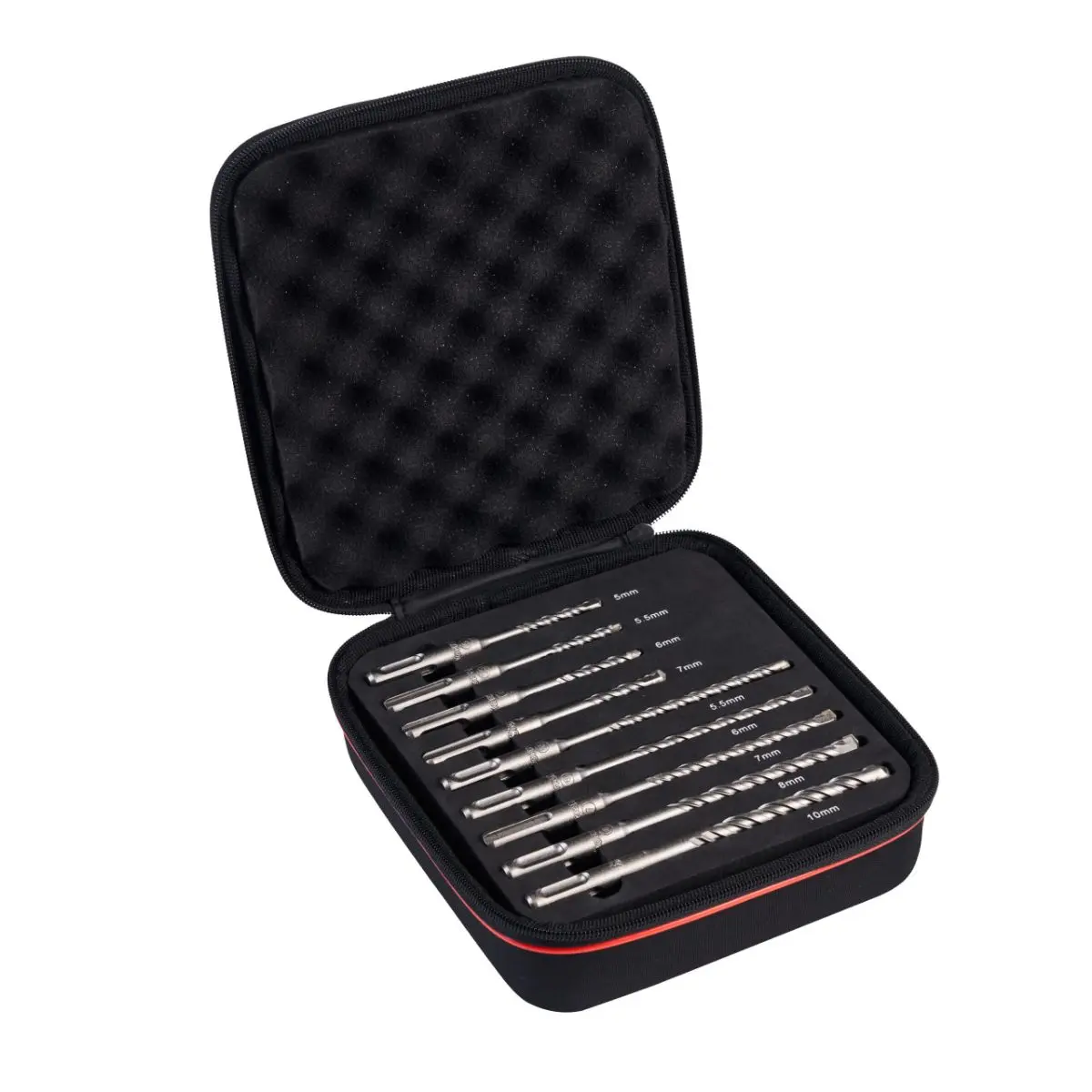 Produktfoto 1 von Starrett HSS SDS Satz 5 mm → 10 mm, 9-teilig für Edelstahl