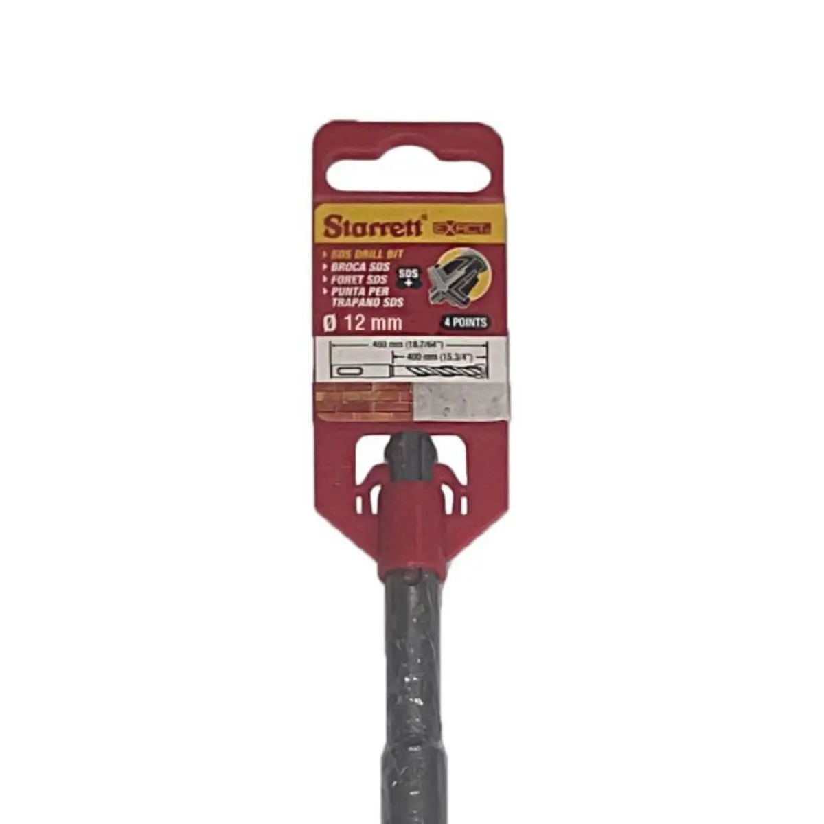 Produktfoto 1 von Starrett Carbidspitze Bohrer 12 mm x 460 mm, 13 Stück